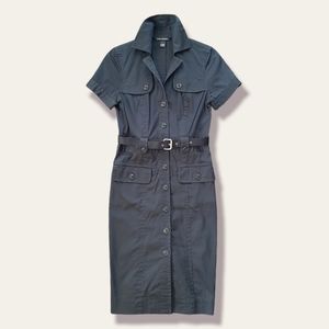 Club Monaco Black Shirt Dress Small